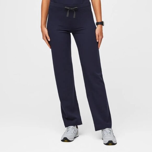 Figs Pants - Navy XS Tall Livingston Basic Scrub Pants